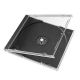 Obal na 1CD 100ks/balenie,  priehľadný s čiernym trayom, 10,4mm (CD1-B/100BT)