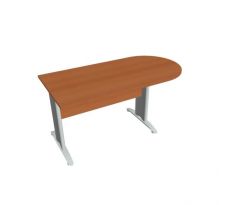 Doplnkový stôl Cross, 160x75,5x80 cm, čerešňa/kov