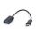 USB 2.0 OTG Type-C adapter cable (CM/AF) (AB-OTG-CMAF2-01)