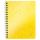 Blok poznámkový linajkový Leitz WOW A5 metalický žltý