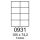 etikety RAYFILM 105x74,2 biele s odnímateľným lepidlom R01020931A (100 list./A4) (R0102.0931A)