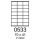 etikety RAYFILM 70x41 biele s odnímateľným lepidlom R01020533A (100 list./A4) (R0102.0533A)