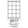 etikety RAYFILM 70x67,7 biele s odnímateľným lepidlom R01020517A (100 list./A4) (R0102.0517A)