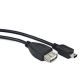 kábel USB CABLEXPERT AF/mini BM,OTG,15cm (A-OTG-AFBM-002)