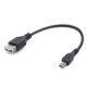 USB OTG AF to Micro BM cable, 0.15 m (A-OTG-AFBM-03)