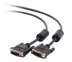 DVI video cable single link 4,5m cable, black (CC-DVI-BK-15)