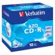 CD-R VERBATIM DTL+ Crystal 700MB 52X 10ks/bal.*AZO (43327)