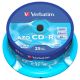 CD-R VERBATIM DTL+ Crystal 700MB 52X 25ks/cake*AZO (43352)