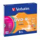 DVD-R VERBATIM Colour 4,7GB 16X Slim box 5ks/bal. (43557)