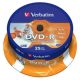 DVD-R VERBATIM Printable 4,7GB 16X 25ks/cake*AZO (43538)