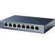 Gigabit Switch TP-LINK TL-SG108 . 8-port 10/100/10000M, 8x 10/100/1000M RJ45 ports, supports GMP Snooping, Metal case (TL-SG108)