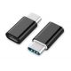 USB 2.0 Type-C OTG adapter (CM/MicroUSB-F), black (A-USB2-CMmF-01)