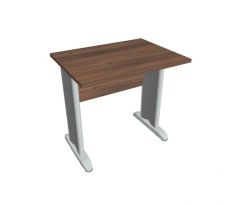 Pracovný stôl Cross, 80x75,5x60 cm, orech/kov