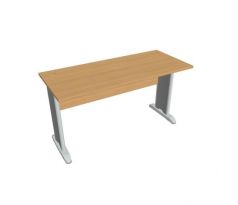 Pracovný stôl Cross, 140x75,5x60 cm, buk/kov