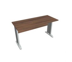 Pracovný stôl Cross, 140x75,5x60 cm, orech/kov