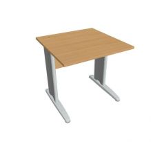 Pracovný stôl Cross, 80x75,5x80 cm, buk/kov