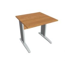 Pracovný stôl Cross, 80x75,5x80 cm, jelša/kov