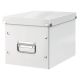 Štvorcová krabica A5 (M) Click & Store perleťova biela