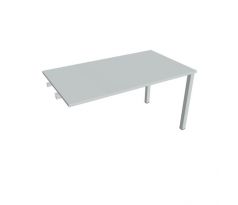 Rokovací stôl Uni k pozdĺ. reťazeniu, 140x75,5x80 cm, sivá/sivá