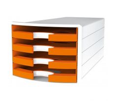 Zásuvkový box IMPULS otvorený oranžový
