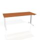 Pracovný stôl Motion, ZO, 2S, 180x70,5-120,5x80 cm, čerešňa/sivá