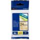 páska BROTHER TZePR851 čierne písmo, zlatá premium páska Tape (24mm) (TZEPR851)