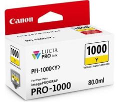 kazeta CANON PFI-1000Y Yellow iPF PRO-1000 (0549C001)