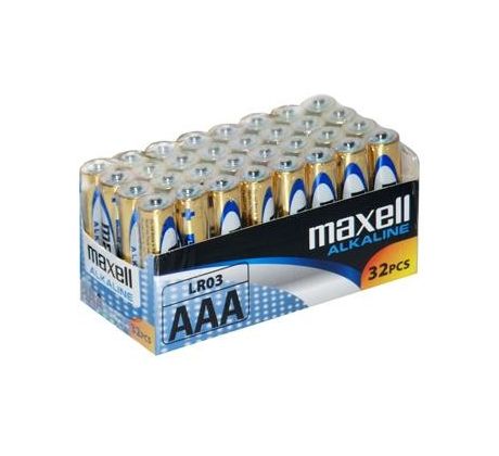 Batérie Maxell Alkaline AAA 32ks balenie (LR03)
