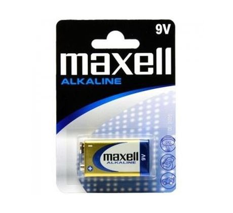 Batérie Maxell Alkaline 9V 6LR61 Blister 1ks (6LR61)