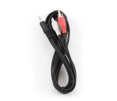 3.5 mm stereo to RCA plug cable, 2.5 m (CCA-458-2.5M)