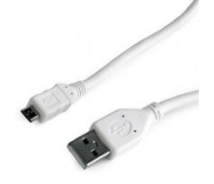 Micro-USB cable, 1 m, white color (CCP-mUSB2-AMBM-W-1M)