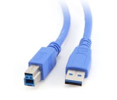 USB 3.0 A-plug B-plug 0.5 m cable (CCP-USB3-AMBM-0.5M)