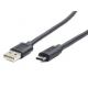 USB 2.0 AM to Type-C cable (AM/CM), 1.8 m (CCP-USB2-AMCM-6)