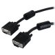 Premium VGA-Ext HD15M/HD15F dual-shielded w/2*ferrite 3m cable, black (CC-PPVGAX-10-B)