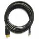 kábel HDMI-HDMI mini 1.4, dĺžka 3m CABLEXPERT s pozlátenými konektormi tienený, čierny (CC-HDMI4C-10)