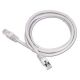 FTP Patch cord molded strain relief 50u" plugs, 0.5 meter (PP22-0.5M)