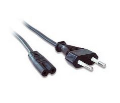Power cord (C7), VDE approved, 1.8 m (PC-184-VDE)