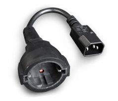 Power adapter cord (C14 male to Schuko female) (PC-SFC14M-01)