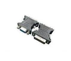 Adapter DVI-A male to VGA 15-pin HD (3 rows) female, black (A-DVI-VGA-BK)