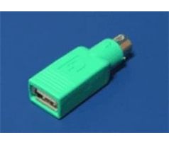Redukcia USB-PS2, pre pripojenie USB na PS2 port zelený (333962)