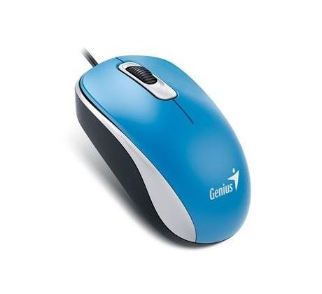 Myš  Genius DX-110 1000 DPI, káblová  USB, modrá (31010116110)