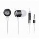 Metal earphones with microphone, black (MHS-EP-001)