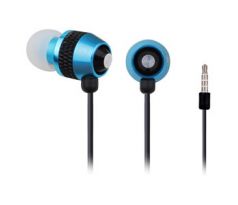 Metal earphones with microphone and volume control (MHS-EP-002)