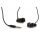 Metal earphones with microphone, "Paris", black (MHS-EP-CDG-B)