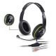 Slúchadlá s mikrofónom Genius headset - HS-400A zelené, 113 dB, 40 mm reproduktory pre hlboké basy (31710169100)