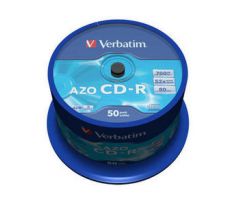 CD-R VERBATIM DTL+ Crystal 700MB 52X 50ks/cake*AZO (43343)