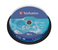 CD-R VERBATIM DTL 700MB 52X 10ks/cake (43437)