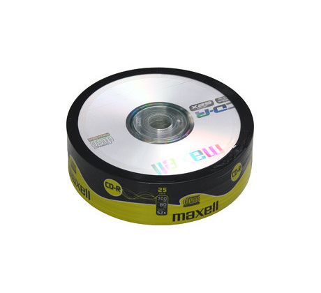 CD-R MAXELL 700MB 52X 25ks/spindel (624035.02.CN)