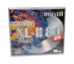 CD-RW MAXELL AUDIO 80 min (1ks v hrubom obale) (624865.35.TW)