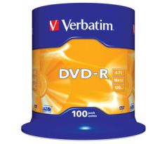DVD-R VERBATIM 4,7GB 16X 100ks/cake (43549)